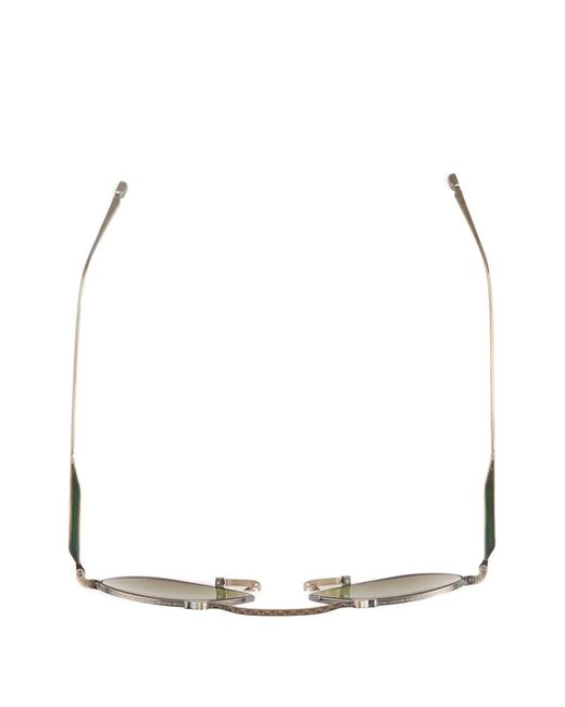 Matsuda Green Round-Frame Sunglasses for men