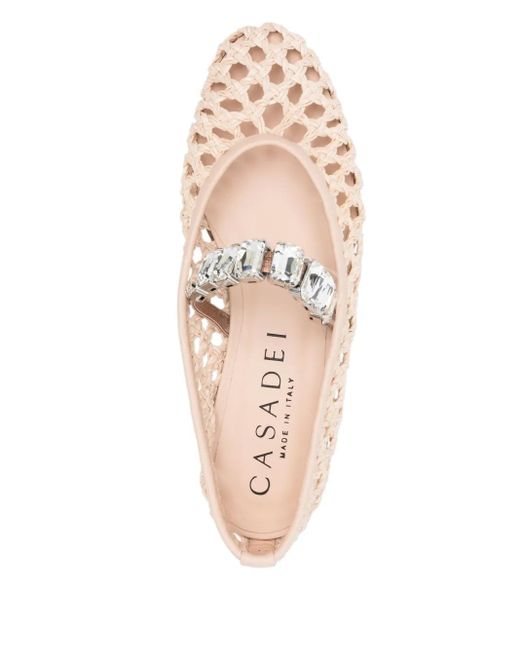 Casadei Pink Versilia Ballet Flats