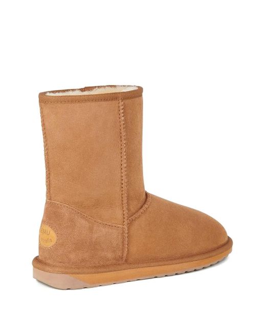 EMU Brown Suede Ankle Boots