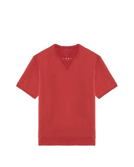 Fortela Red Ohio Brushed T-Shirt for men