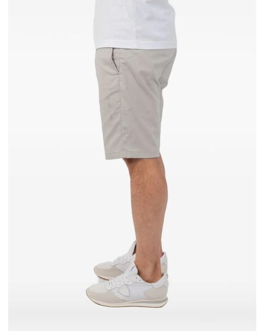 NN07 White Side-Pockets Shorts for men