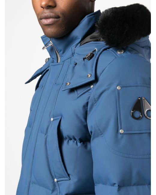 Moose Knuckles Cloud Daunenparka in Blau für Herren | Lyst DE