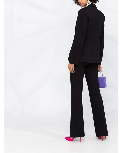 Dorothee Schumacher Black Emotional Essence Pressed-Crease Tailored Trousers