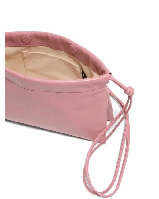 Bimba Y Lola Pink Mini Leather Bag
