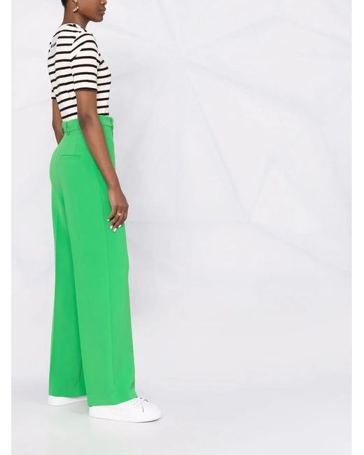 Blanca Vita Green Pareskia Tailored Trousers