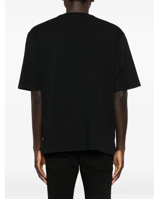 DSquared² Black Short-Sleeve Crew-Neck T-Shirt for men