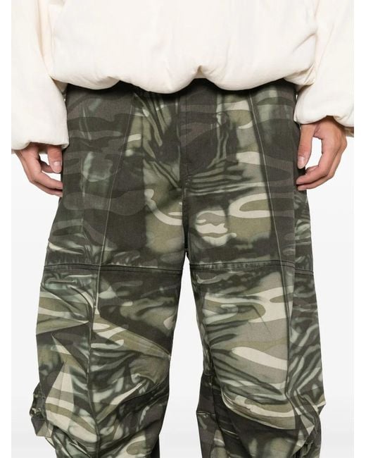 DIESEL Gray P-Arne Trousers for men