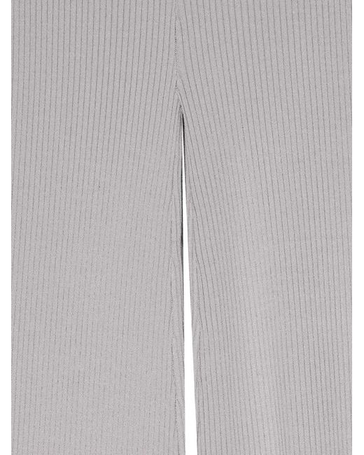 Remain Gray Ribbed Knit Trousers