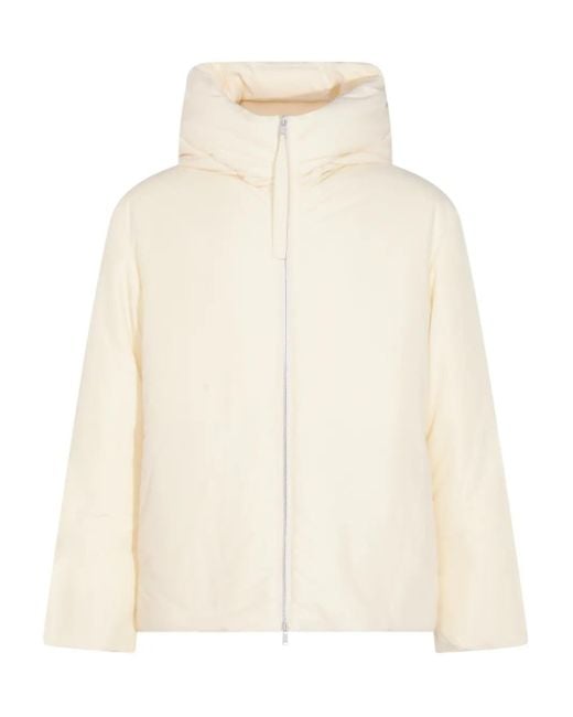 Jil Sander Jack Met Capuchon En Rits in het Natural voor heren