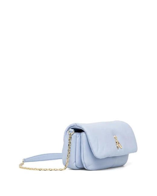 Patrizia Pepe Blue Logo-plaque Cross Body Bag