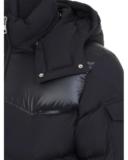 Moncler Blue Ravelis Hooded Down Jacket for men