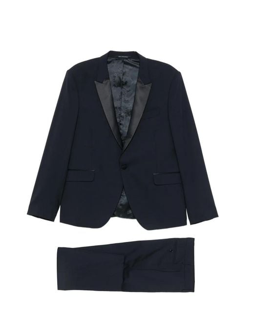 Carlo Pignatelli Blue Single-Breasted Suit for men