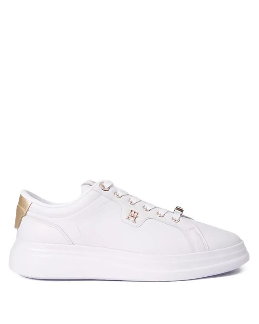 Tommy Hilfiger White Low-Top Sneakers
