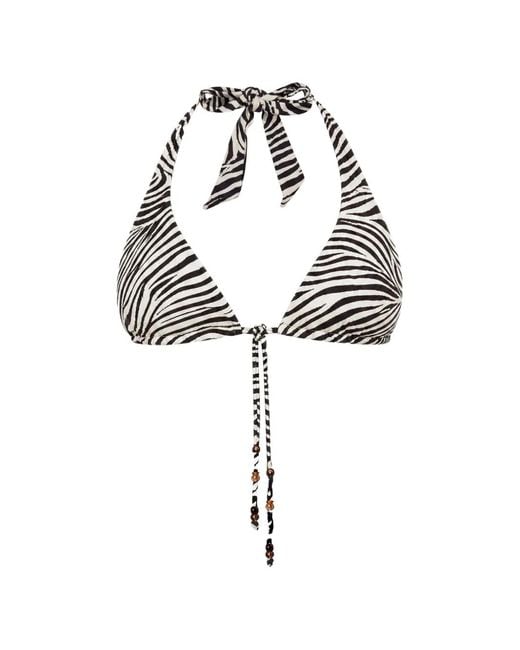 Nicholas Malta Bikinitop in het Metallic