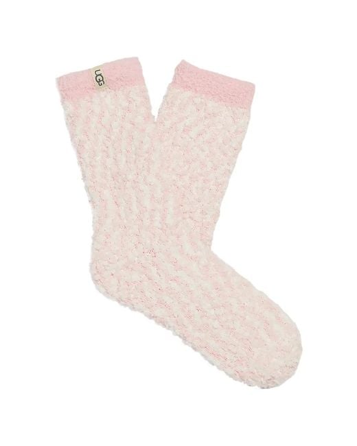 Ugg Pink Cozy Chenille Socks
