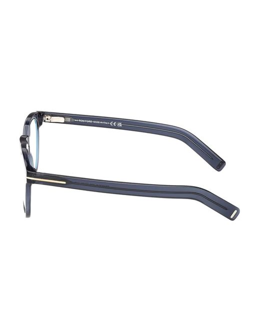 Tom Ford Brown Round-Frame Glasses for men