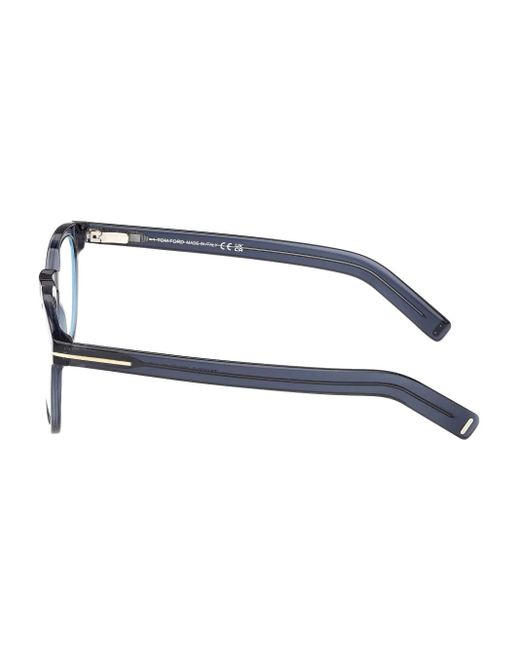 Tom Ford Brown Round-Frame Glasses for men