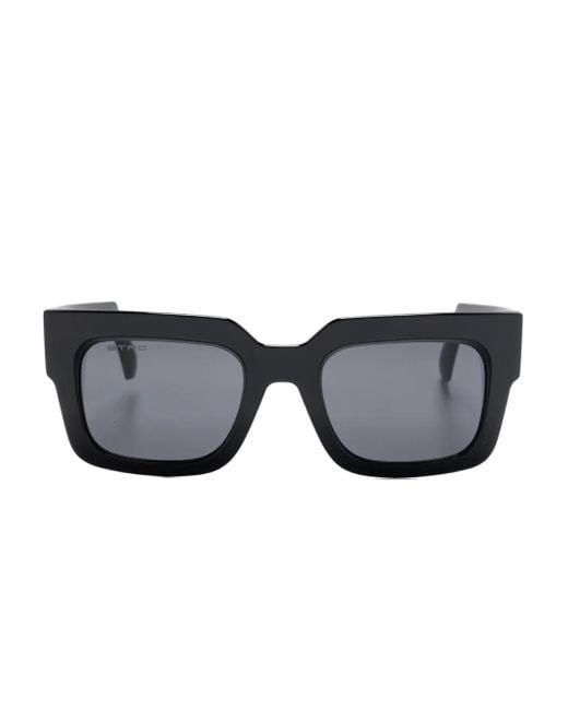 Etro Black Pegaso-Logo Square Sunglasses
