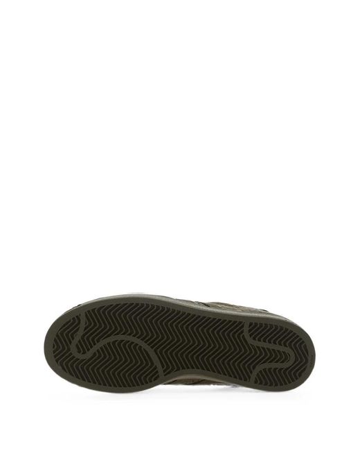 Adidas Green Superstar Ii Croc-Effect Sneakers