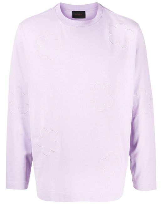 Simone Rocha Pink Long-sleeve Cotton T-shirt for men