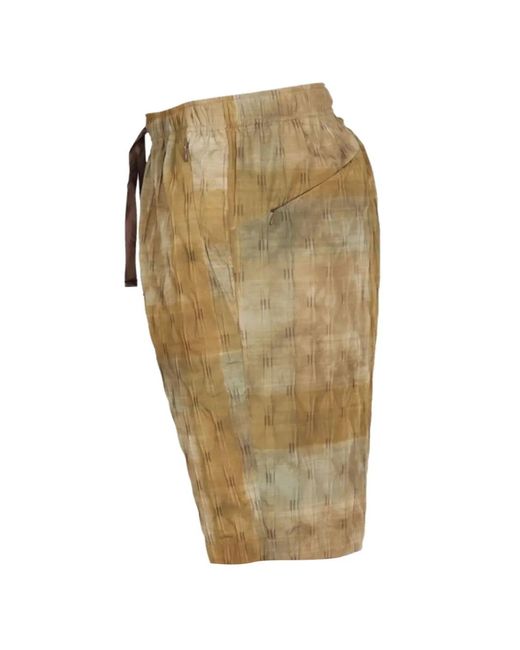 Needles Natural Print Bermuda Shorts for men