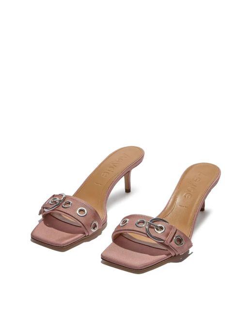 Aeyde Pink 55Mm Ilvy Buckle-Detail Sandals