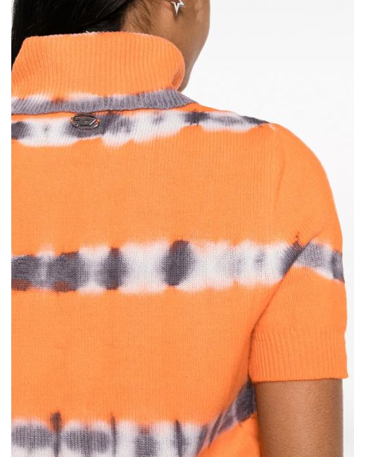 Top A Collo Alto M-Tinos di DIESEL in Orange