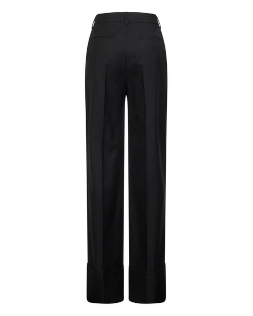 Valentino Garavani Black Pleated Trousers