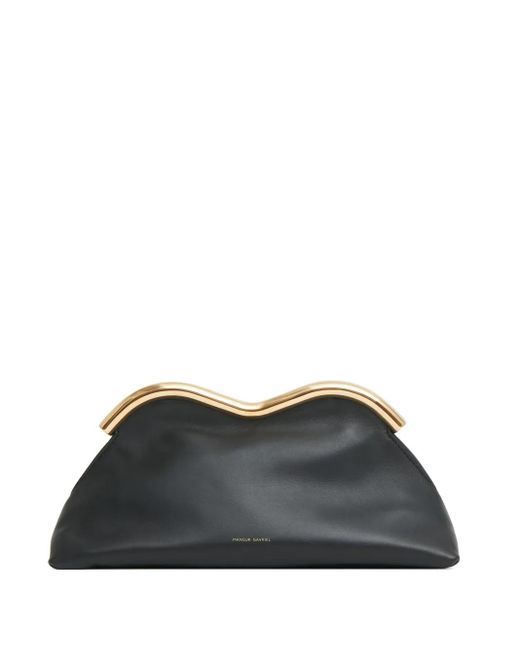 Mansur Gavriel Black Baci Clutch Bag