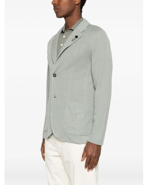 Lardini Green Patch Pocket Blazer for men