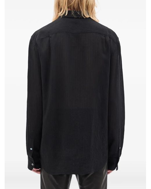 Ann Demeulemeester Black Andre Button-Up Shirt for men