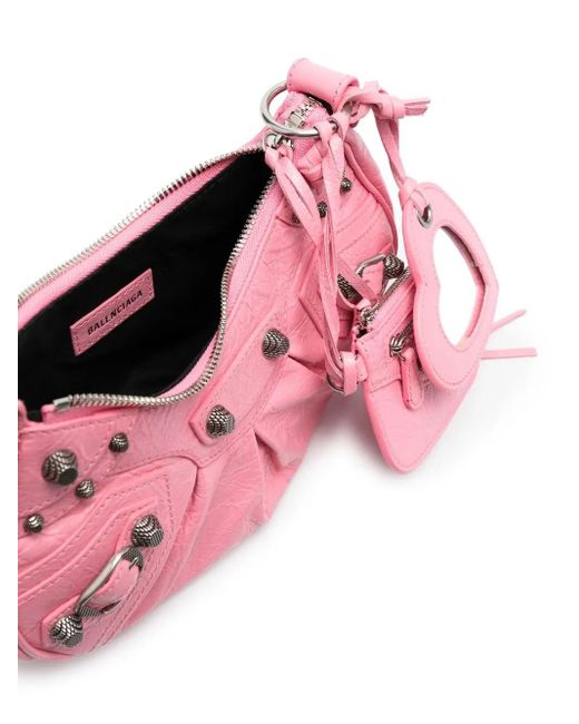 Balenciaga Pink Xs Le Cagole Shoulder Bag
