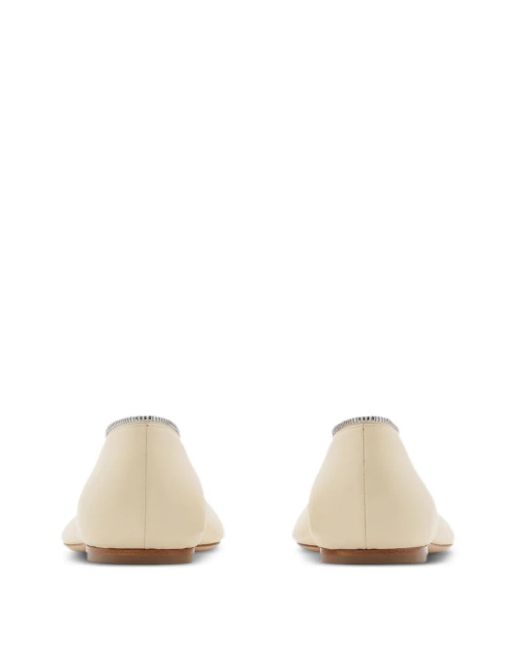 Burberry Natural Sadler Ballerinas