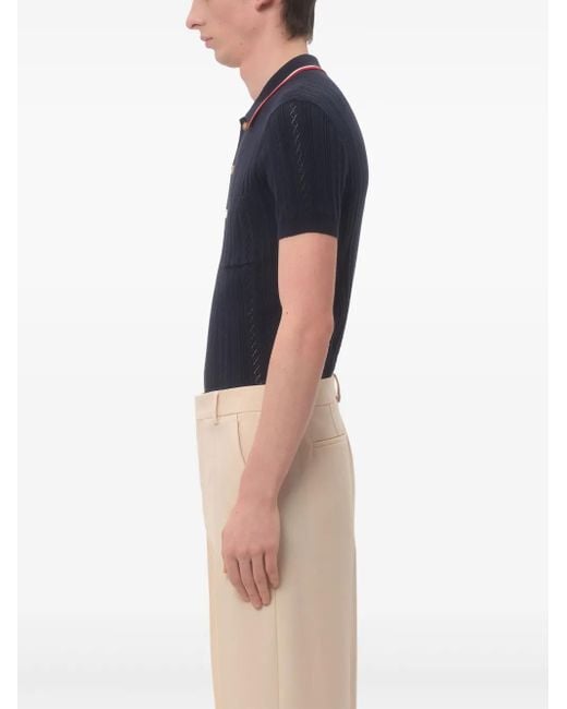 Valentino Garavani Blue Polo Shirt for men