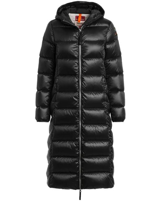 Parajumpers Black Leah Parka Coat