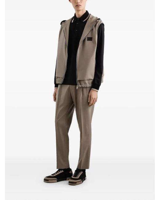 Dolce & Gabbana Gray Tailored Trousers for men