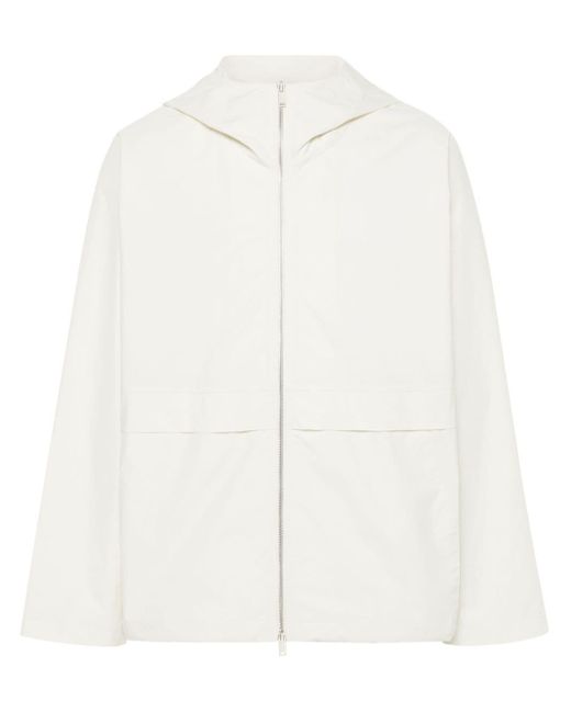 Studio Nicholson White Tonal Stitching Oversized Jacket for men