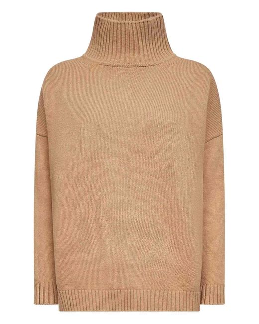Weekend by Maxmara Geribbelde Coltrui in het Natural