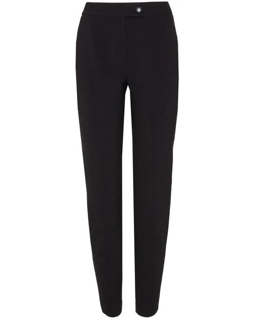 Ferragamo Black Slim-Fit Tailored Trousers