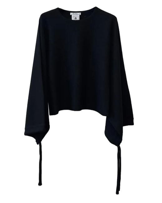 Max Mara Black Pull Frais À Détail Noué