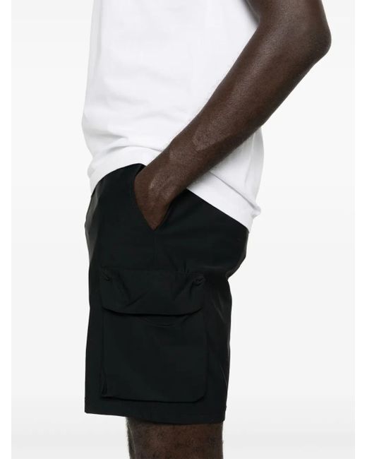 Mc2 Saint Barth Black Deck Water-Resistant Bermuda Shorts for men