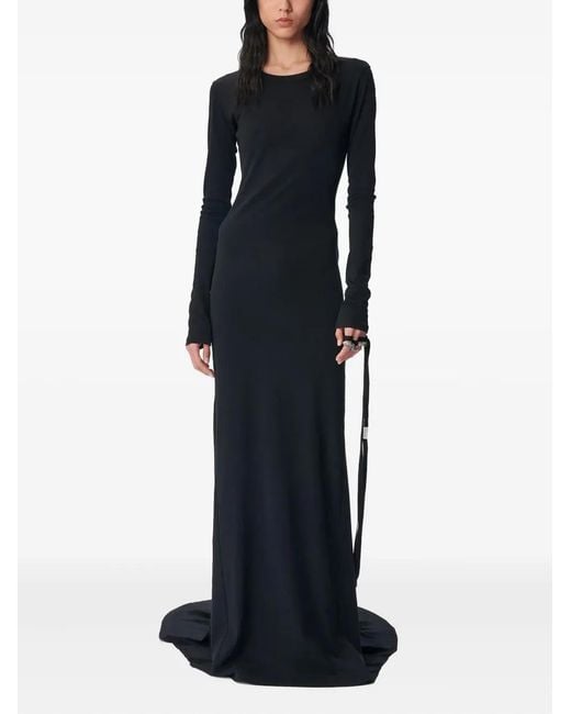 Ann Demeulemeester Blue Jesse Long-Sleeved Dress