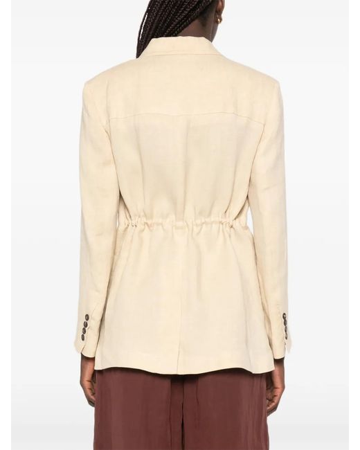 Max Mara Natural Buttoned Jacket