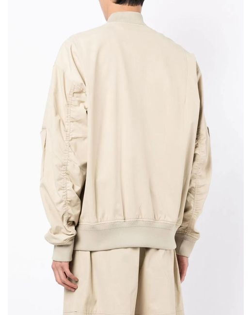 3.1 Phillip Lim Natural Zip-Front Bomber Jacket for men