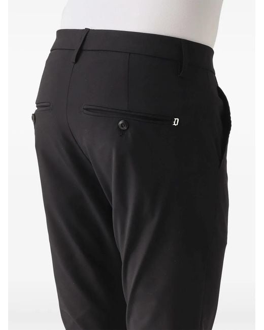 Dondup Black Trousers for men