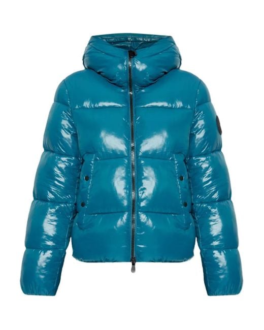 Save The Duck Blue Biddy Hooded Puffer Jacket