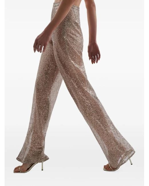 ‎Taller Marmo Gray Marlene Sequin-Embellished Trousers