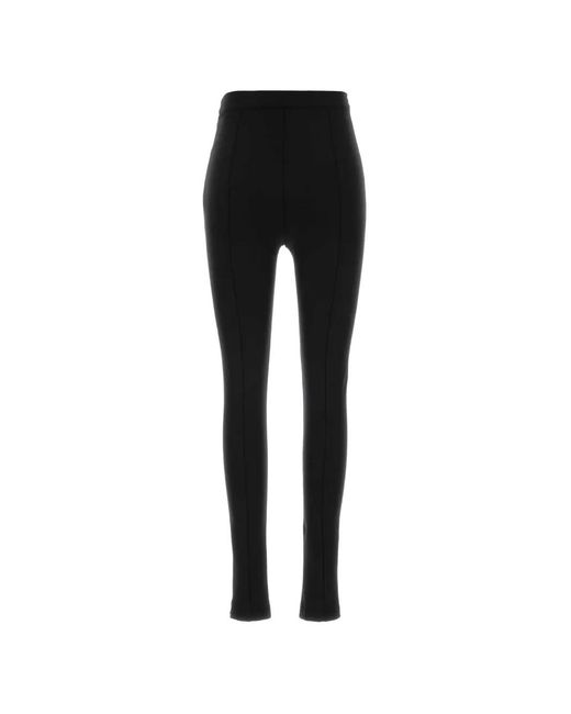 Jil Sander Black Stretch Trousers