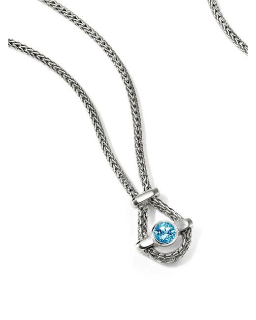 John Hardy Metallic Icon Topaz Necklace