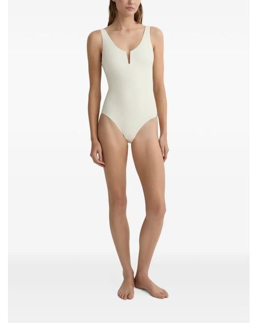 Bondi Born White Verity V-Wire Swimsuit